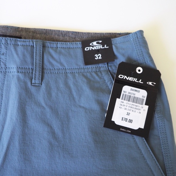 NWT o’neil blue men’s swim trunk/ athletic short - Picture 3 of 4